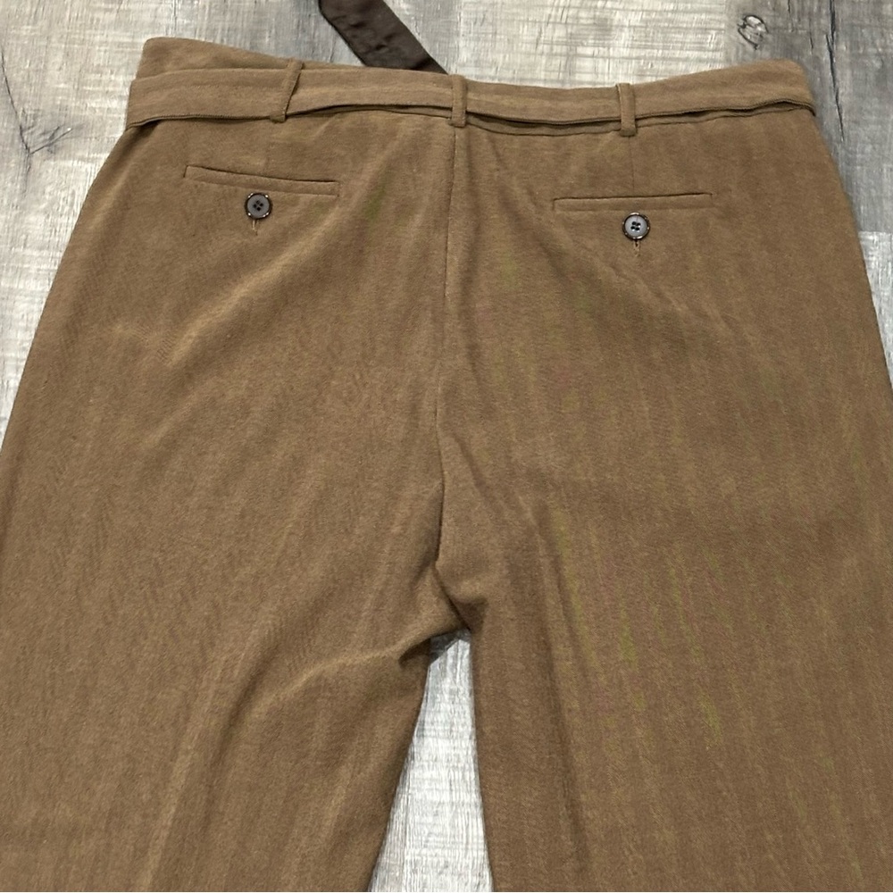 Axcess Liz Claiborne Stretch Wide Leg Cropped Trousers, Herringbone Pattern, GUC - Picture 4 of 14